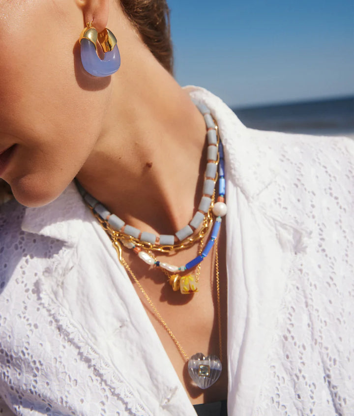 ORGANIC HOOP-Periwinkle