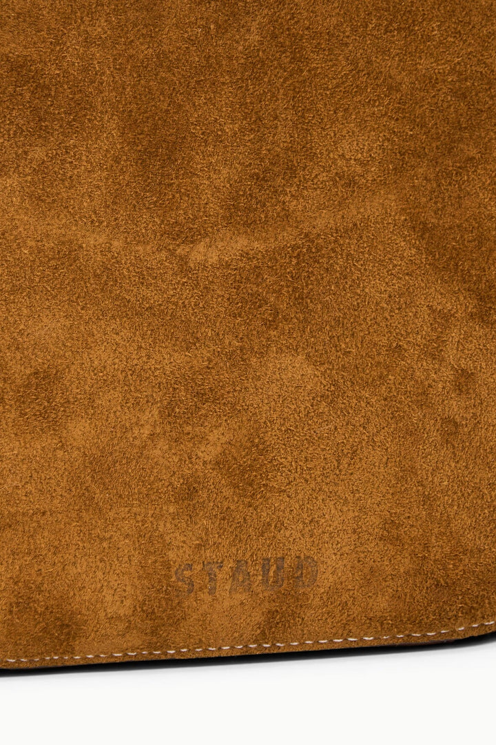 BELLA SADDLE BAG - Tan Suede