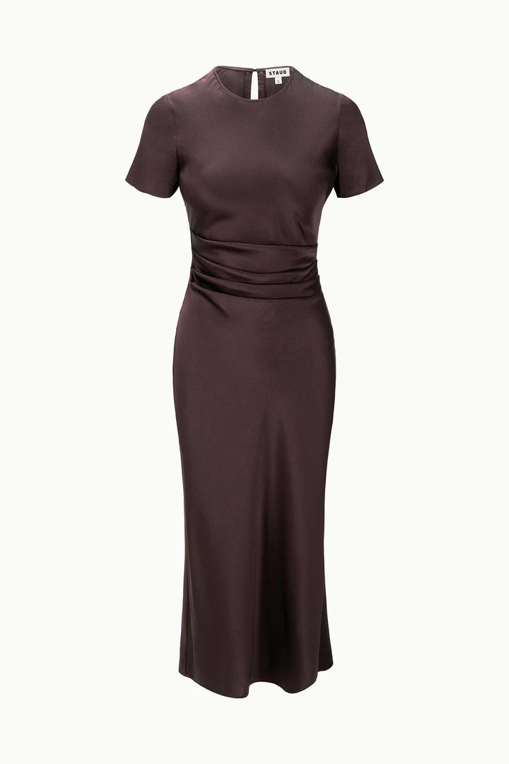 MARCEL SILK DRESS - EARTH