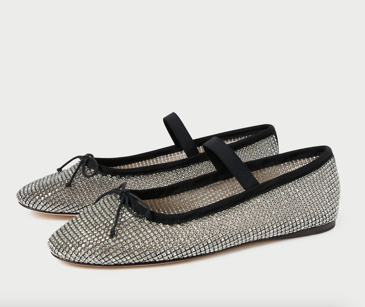 Leonie Crystal Ballet Flat