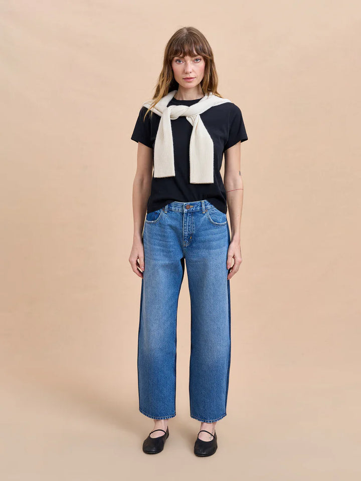 Marilyn Mid-Rise Barrel Jean - Walter/James