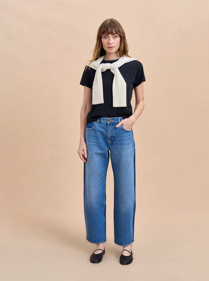 Marilyn Mid-Rise Barrel Jean - Walter/James