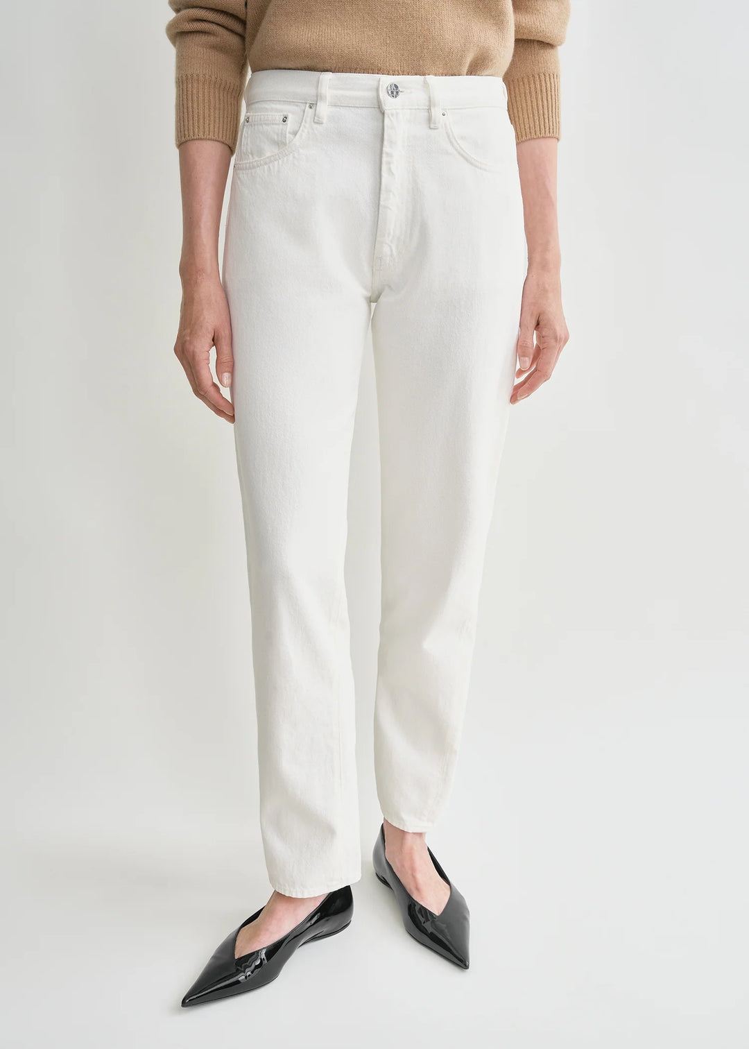 Twisted Seam Denim - Off-White