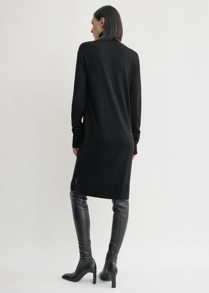 Turtleneck dress - Black