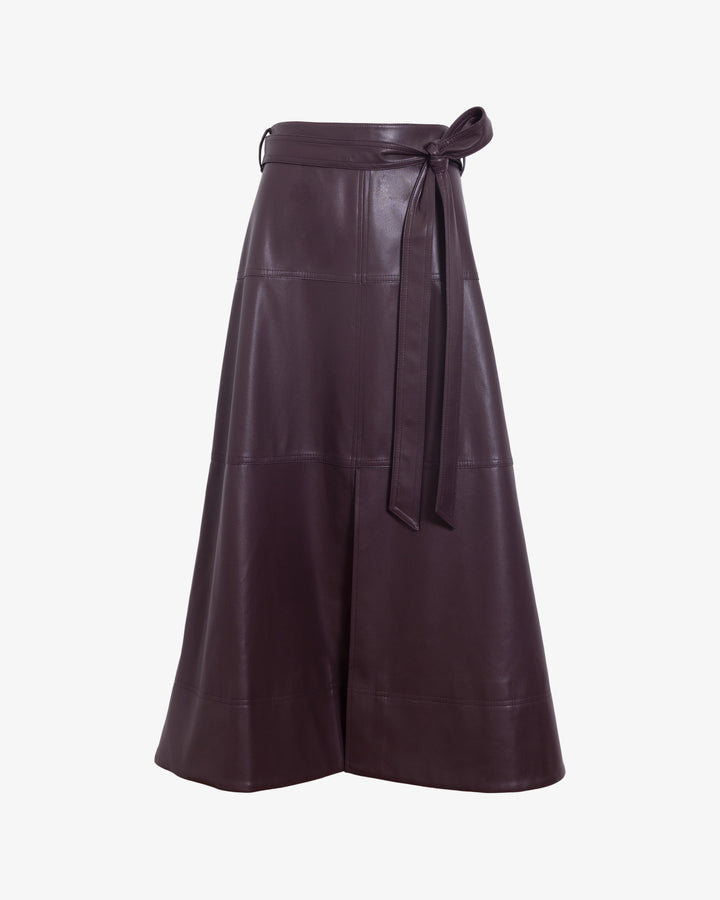 HUDLEY SKIRT - Oxblood