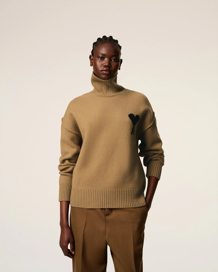 Ami De Coeur Funnel Neck Sweater - More Colors Available