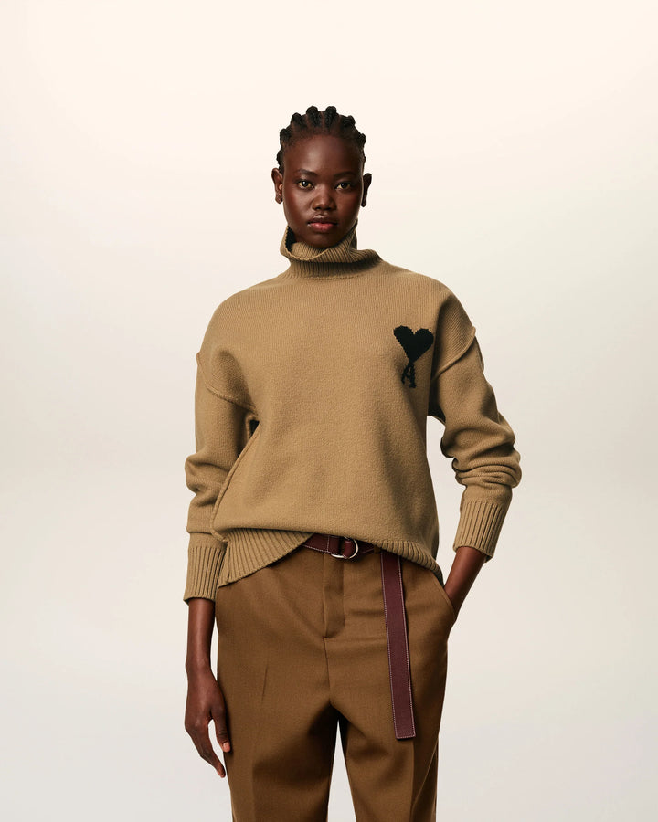 Ami De Coeur Funnel Neck Sweater - More Colors Available