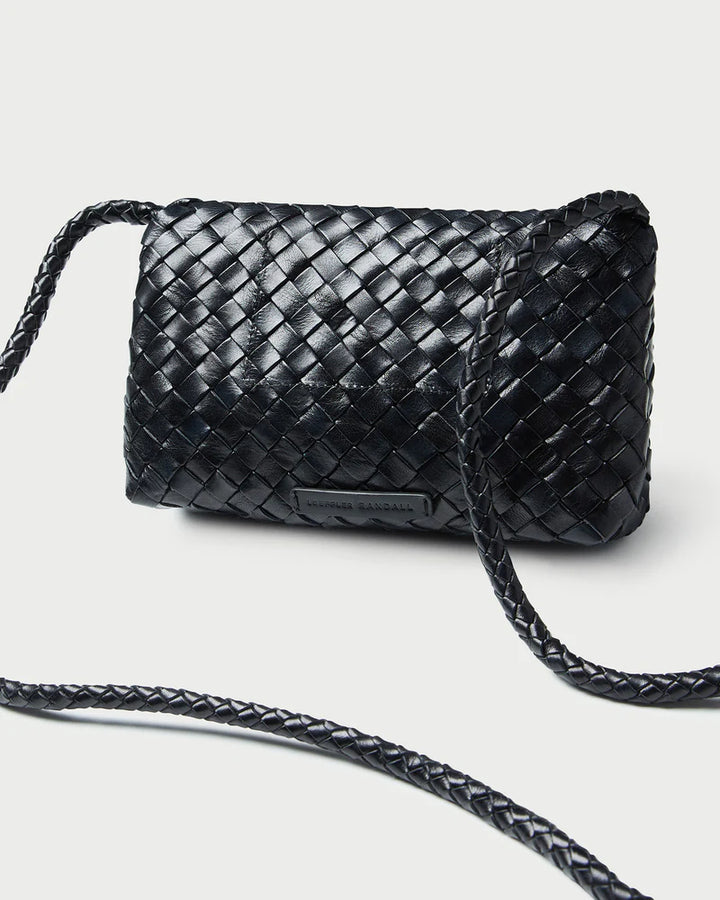 Vinnie Woven Leather Crossbody - More Colors Available