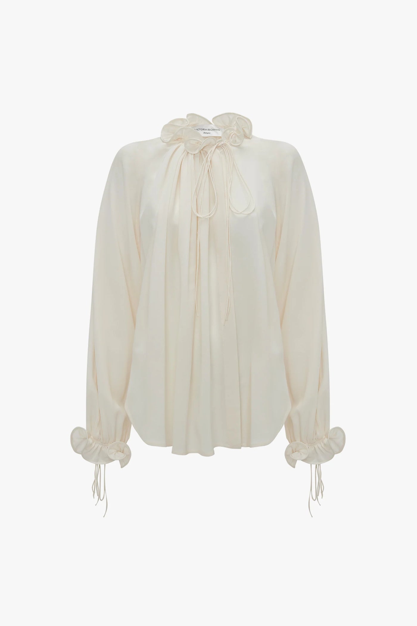 Ruched Detail Blouse - Vanilla