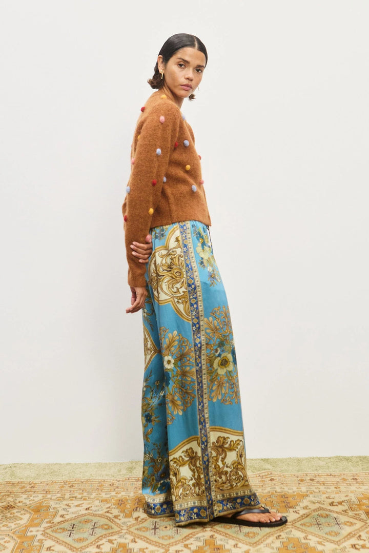 Elia Tobacco Cropped Cardigan - Tobacco