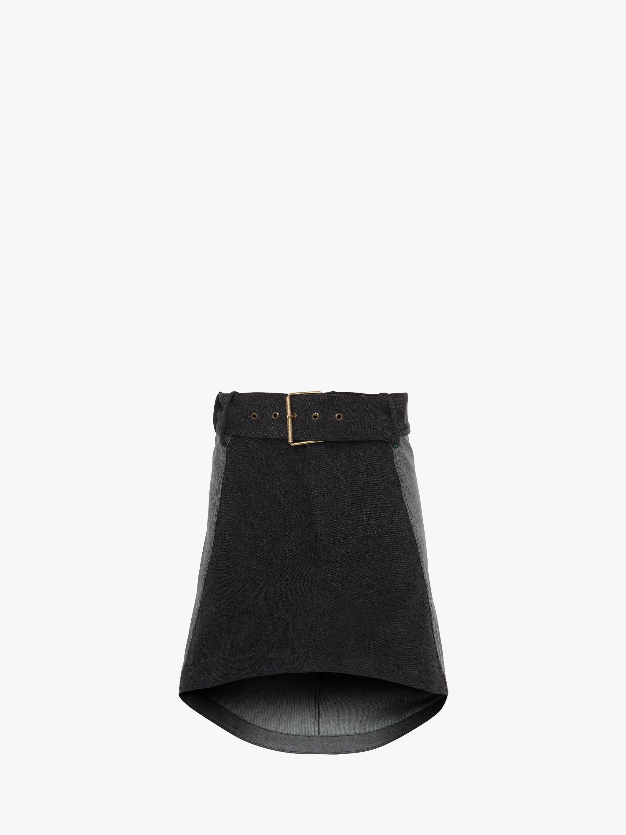 VIP【関税送料無料】希少 ROTATE DARK GREY COTTON DENIM SKIRT PANELED MINI DENIM SKIRT - Dark Grey – Coplons