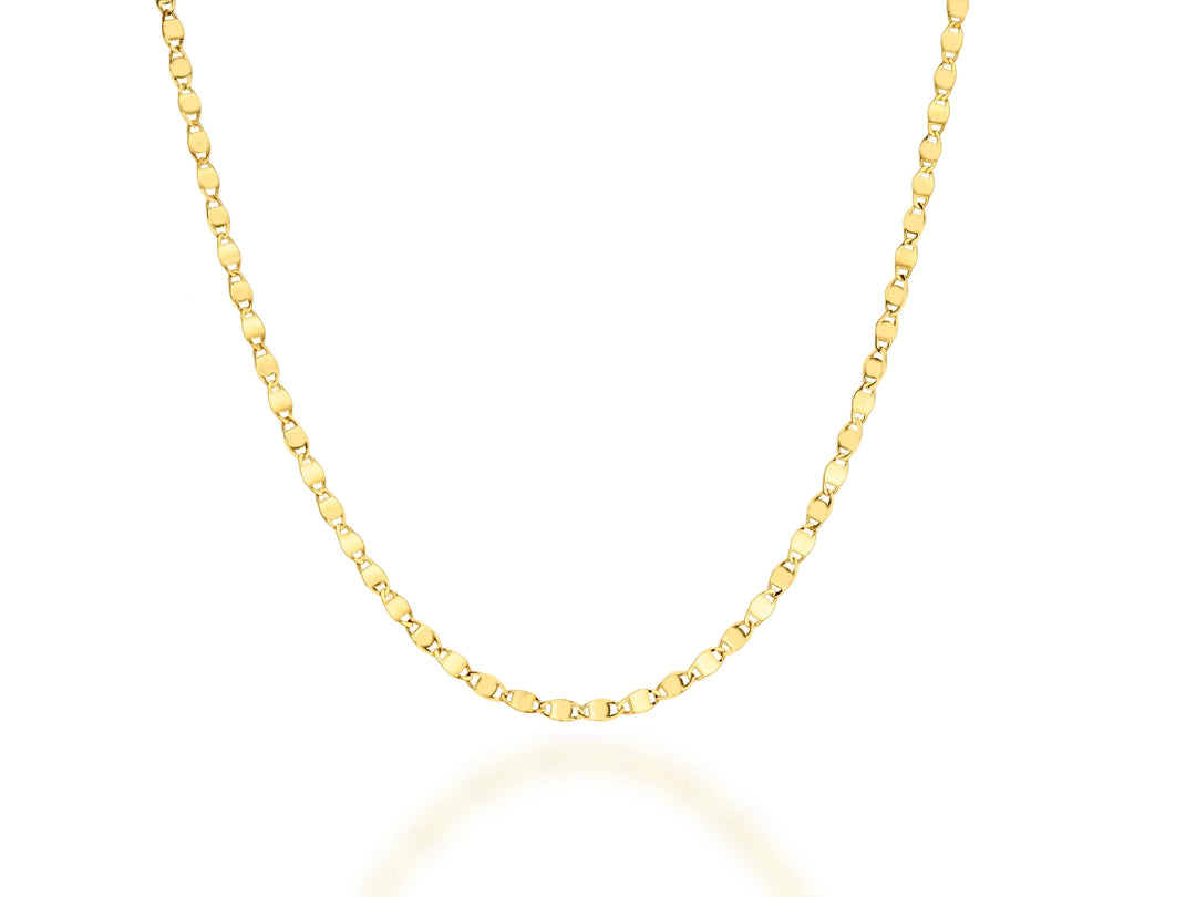 14K Shimmer Chain 18" - Yellow Gold