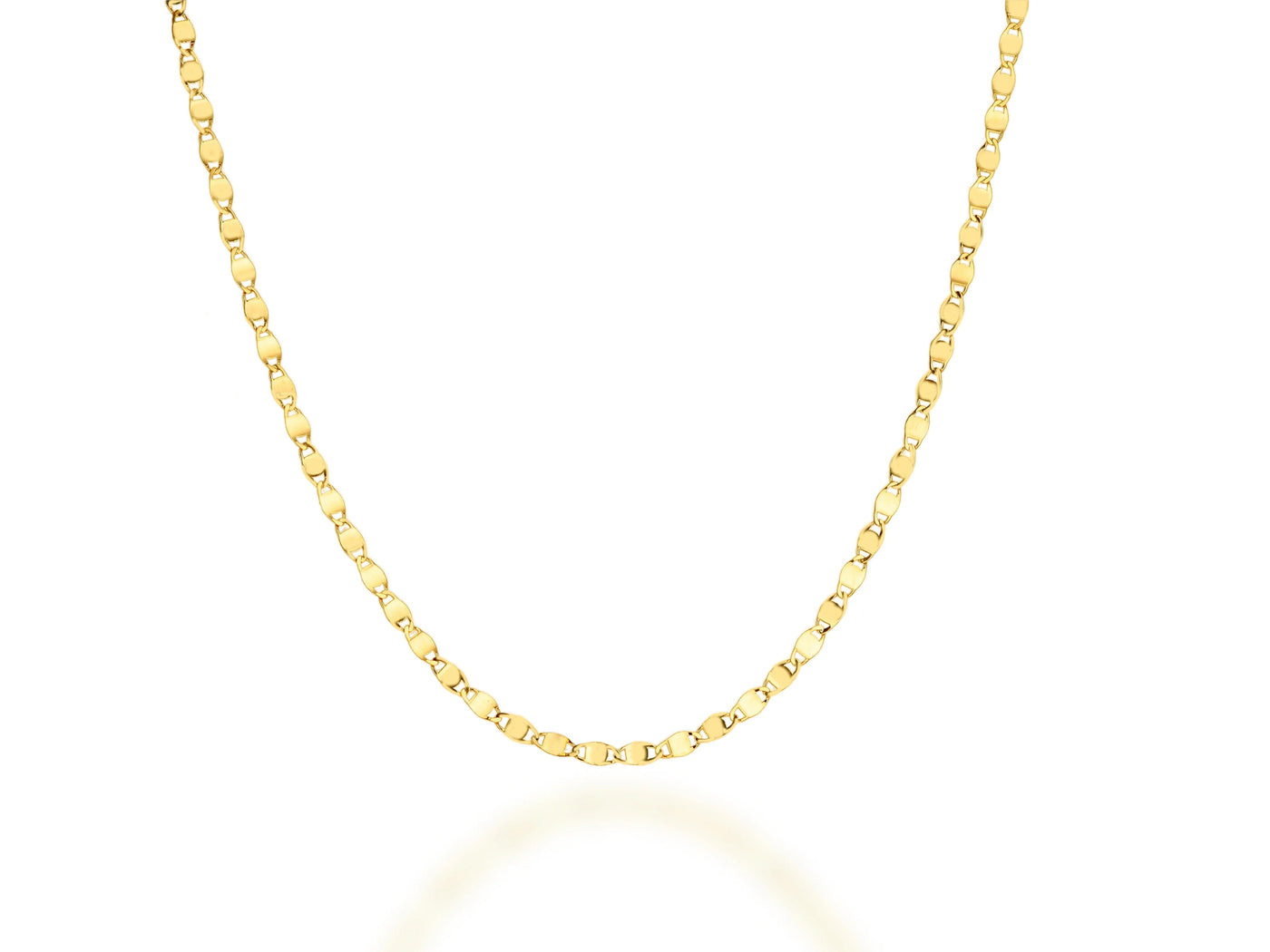 14K Shimmer Chain 18" - Yellow Gold