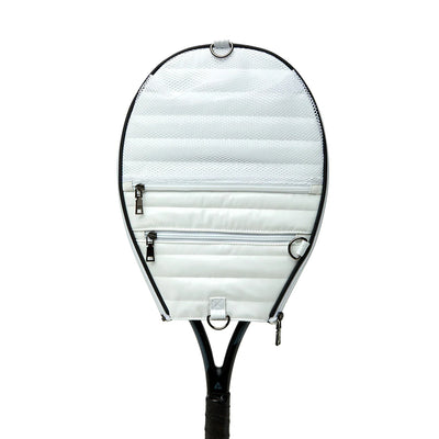 YOU ARE THE CHAMPION TENNIS BAG - White Patent