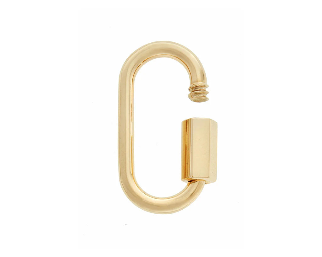 Medium Lock - 14K Yellow Gold
