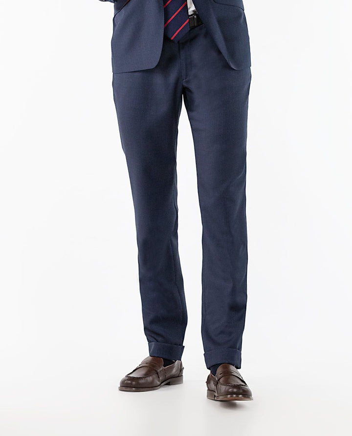 Birdseye Trouser Suit Separate - Navy