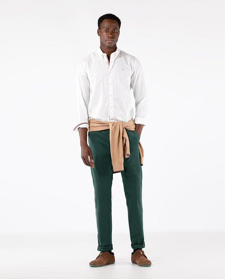 Icon Ribbon Twill Shirt - White