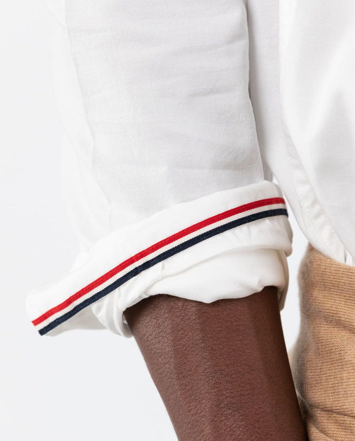 Icon Ribbon Twill Shirt - White