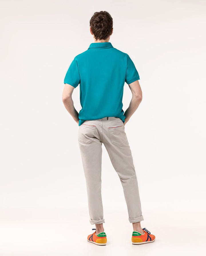 Plain Polo - Aqua Green