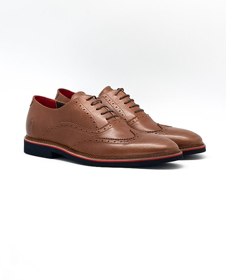 Leather Oxford Shoe - Brown