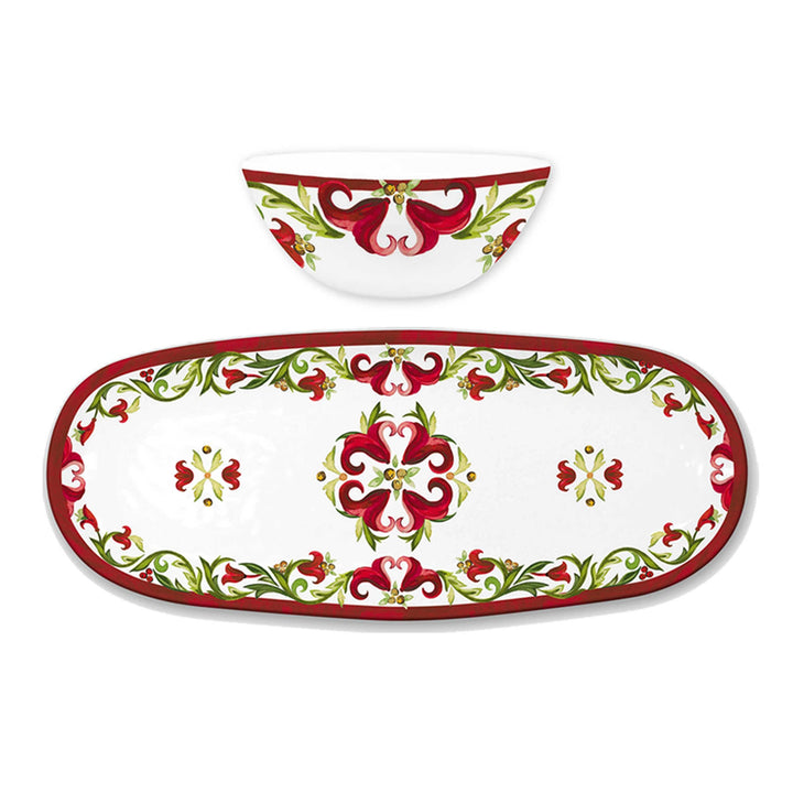 VISCHIO BOWL & TRAY GIFT SET