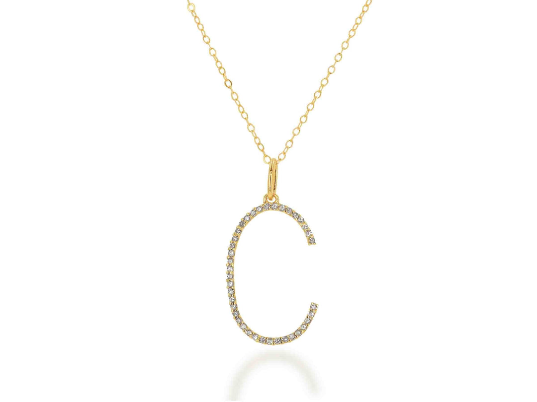 Large Diamond "C" Charm