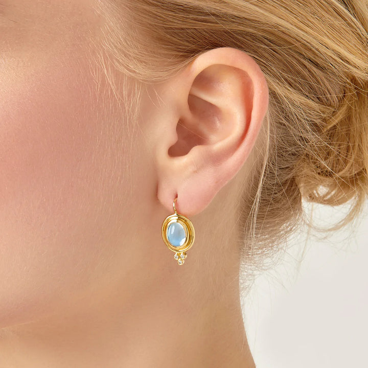 18K CLASSIC TEMPLE EARRINGS