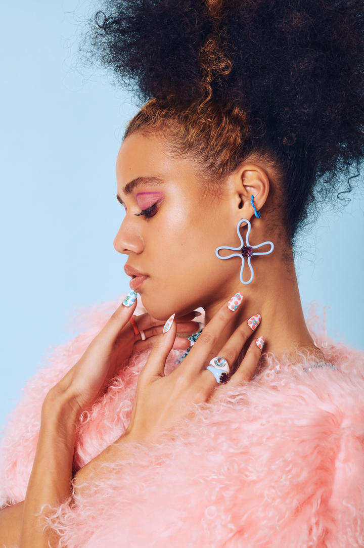 Da Funkadelic Ring - White/Topaz