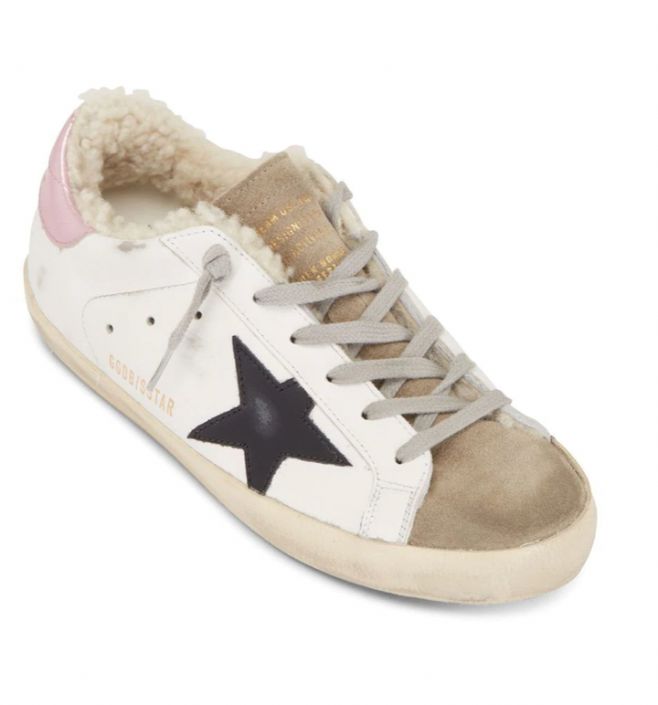 SUPER STAR LAMINATED SHEARLING - Pink Multi