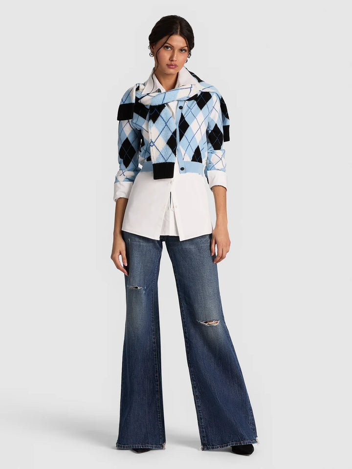 Carolee Crewneck - Blue Multi