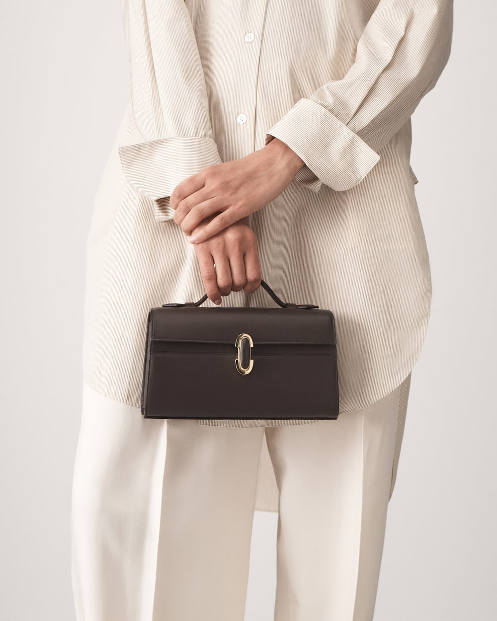 Symmetry Pochette Smooth Calf - Dark Brown