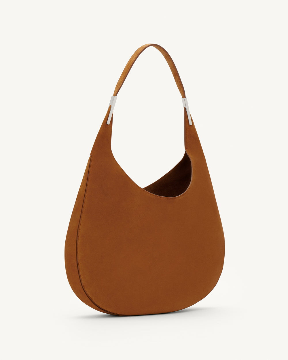 Florence Hobo in Suede - Brown