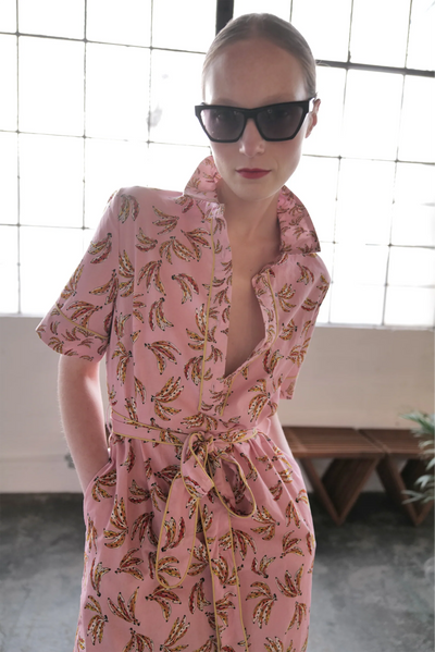 Polo Shirt Dress - Bananas