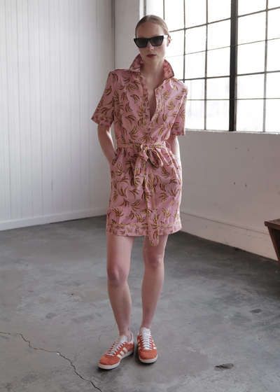 Polo Shirt Dress - Bananas