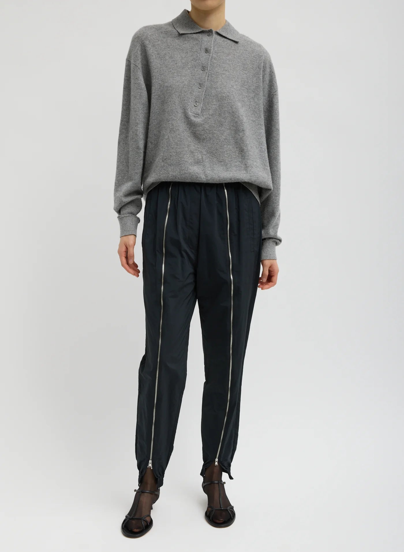 Nylon Zipper Jogger - Short - More Colors Available
