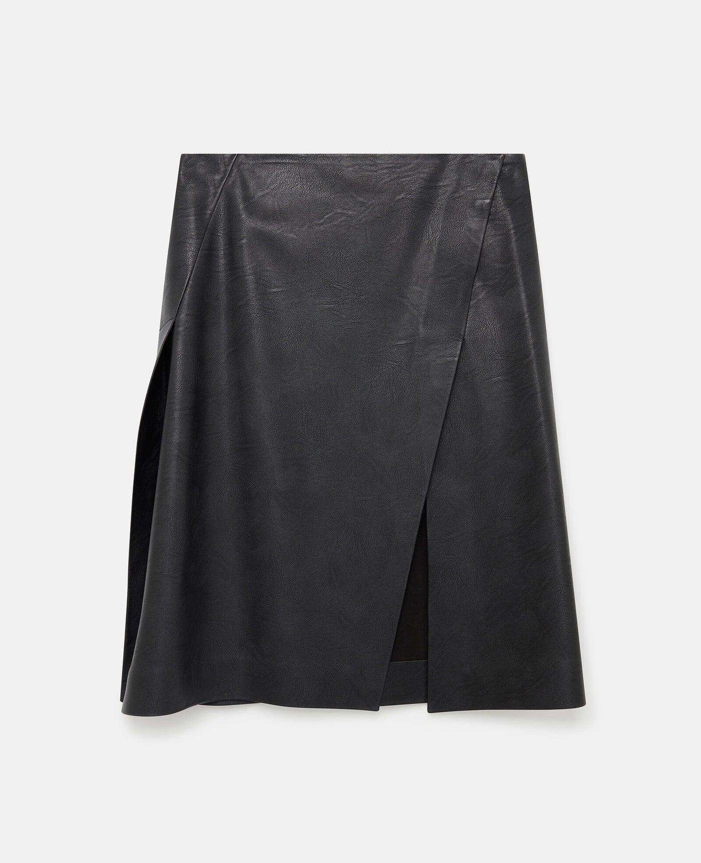 Alter Mat Split Front A-Line Skirt - Black