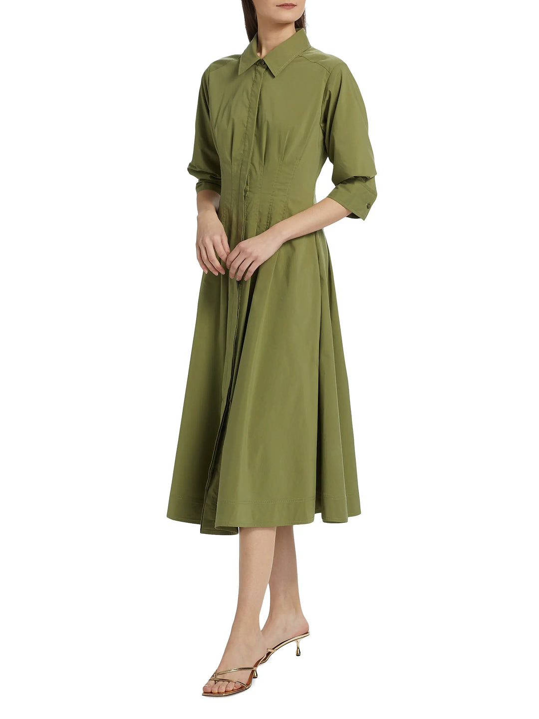 Jonathan Simkhai - Jazz Pintuck Midi Dress - More Colors Available
