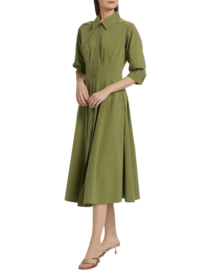Jonathan Simkhai - Jazz Pintuck Midi Dress - More Colors Available