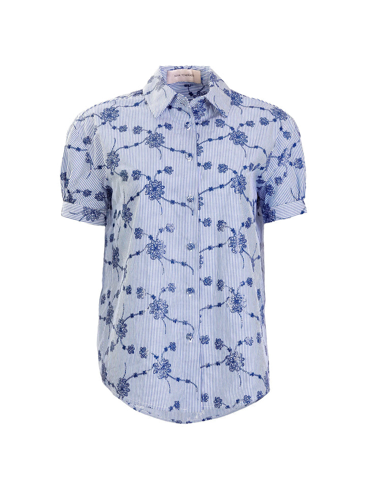 Ileana Blouse - Medium Blue
