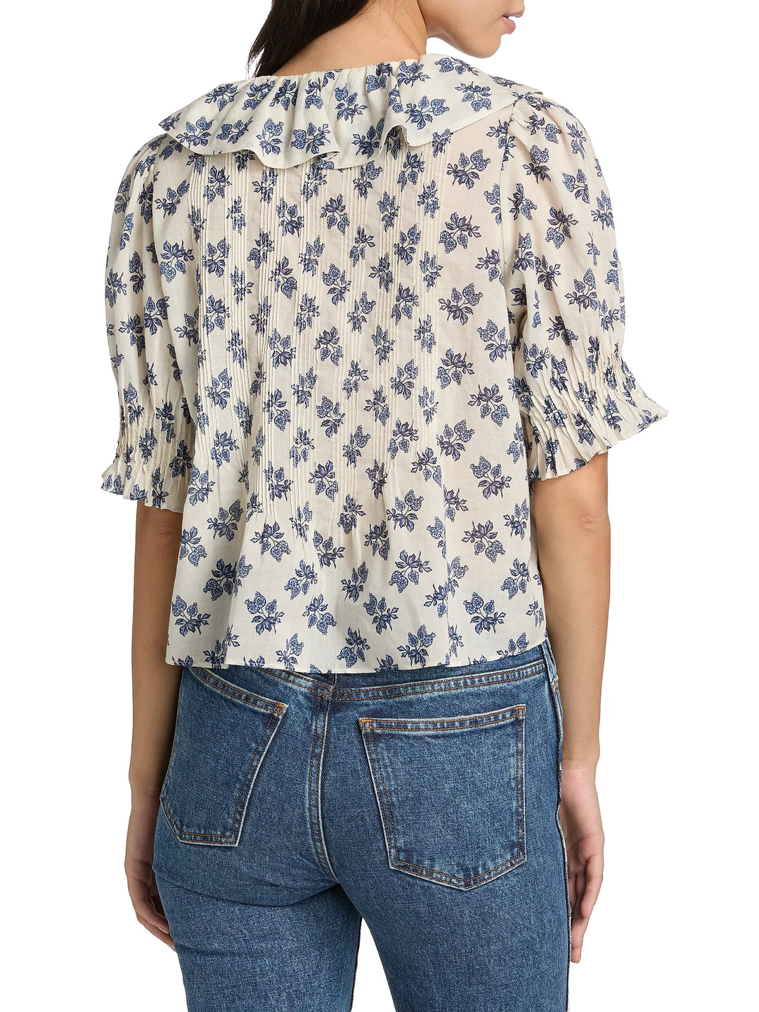 Henri Top - White Multi