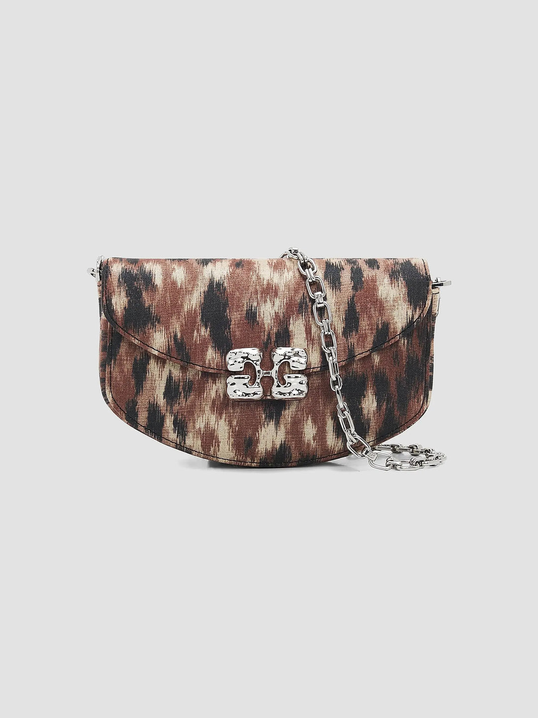 Lulu Blurred Leopard Wallet-On-Chain