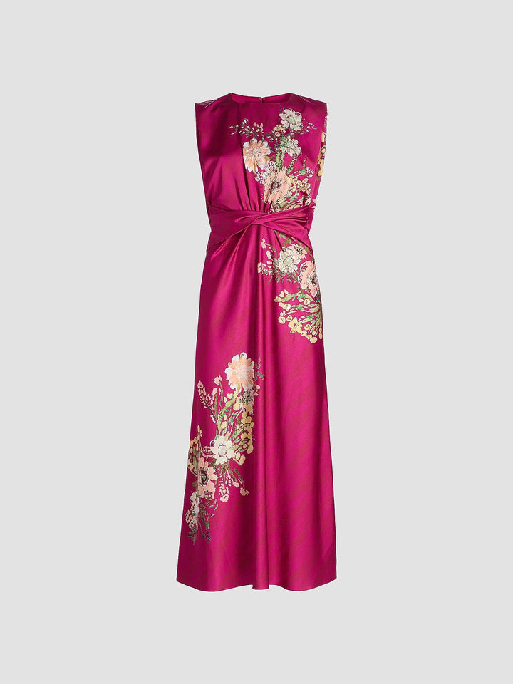 Gwen Dress - Aster Bouquet Placement
