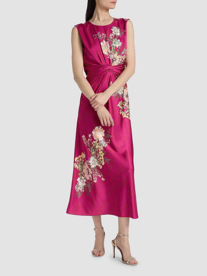 Gwen Dress - Aster Bouquet Placement