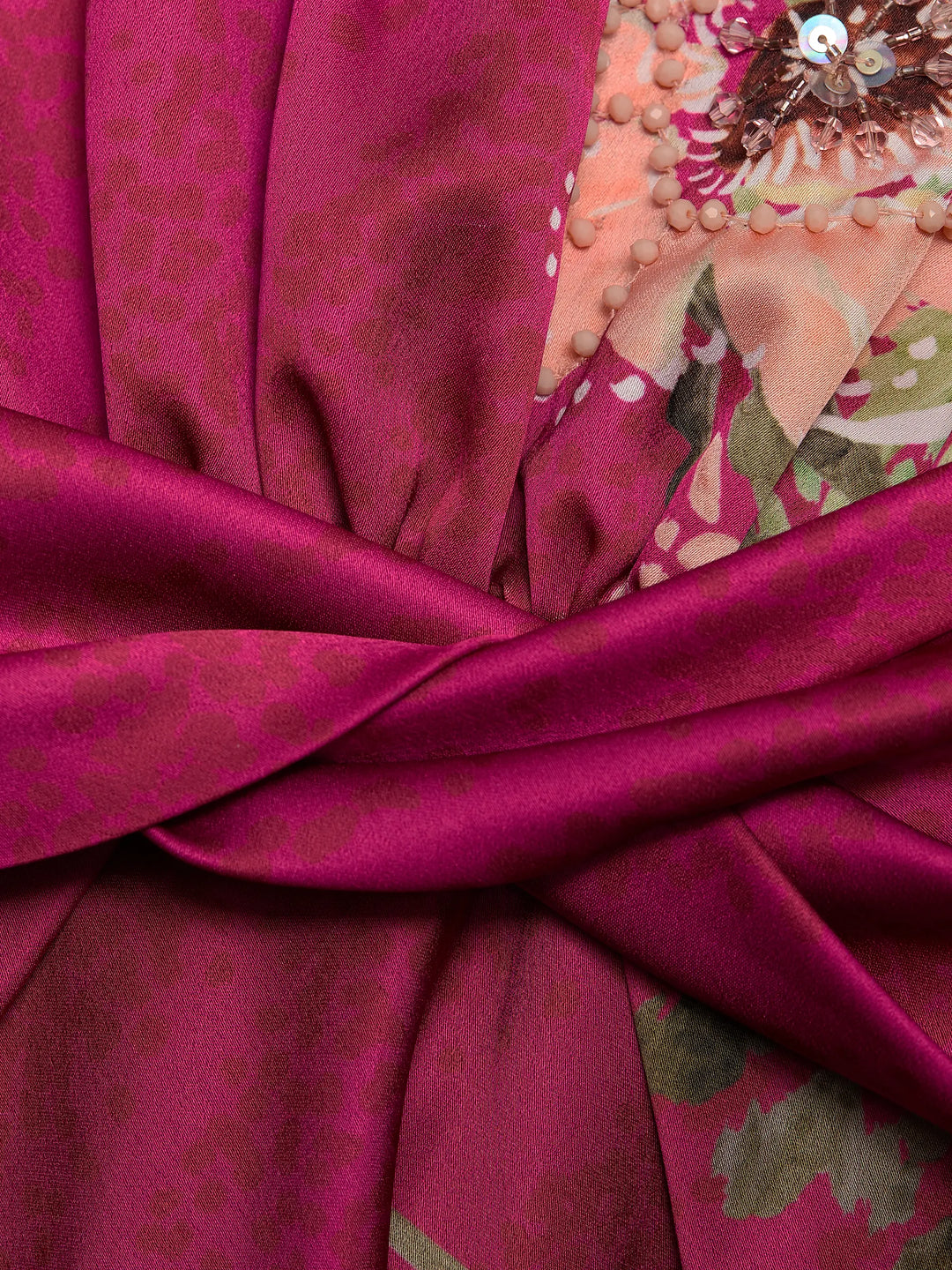 Gwen Dress - Aster Bouquet Placement