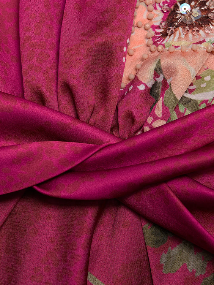 Gwen Dress - Aster Bouquet Placement