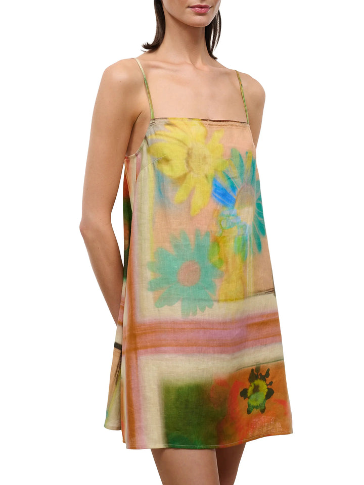 Laura Linen Mini Dress - More Colors Available