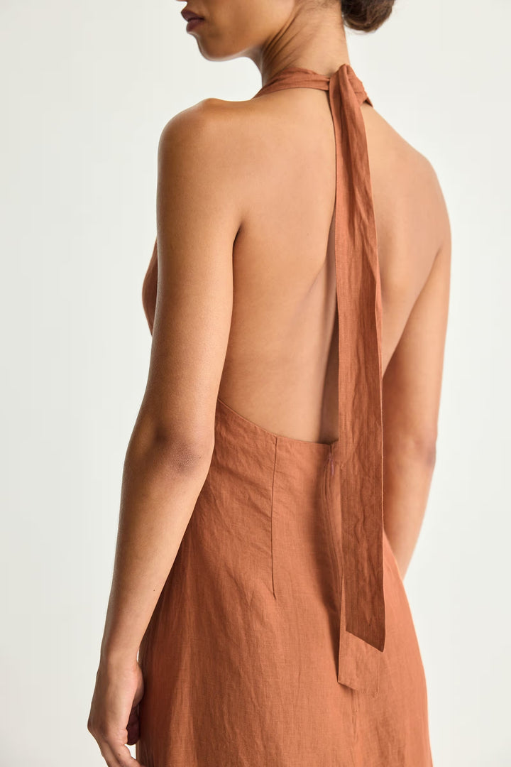 Salome Halter Maxi - Topaz