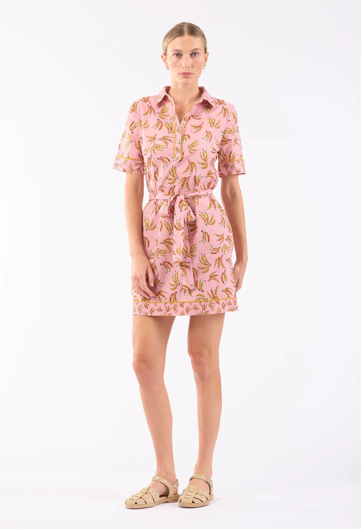 Polo Shirt Dress - Bananas