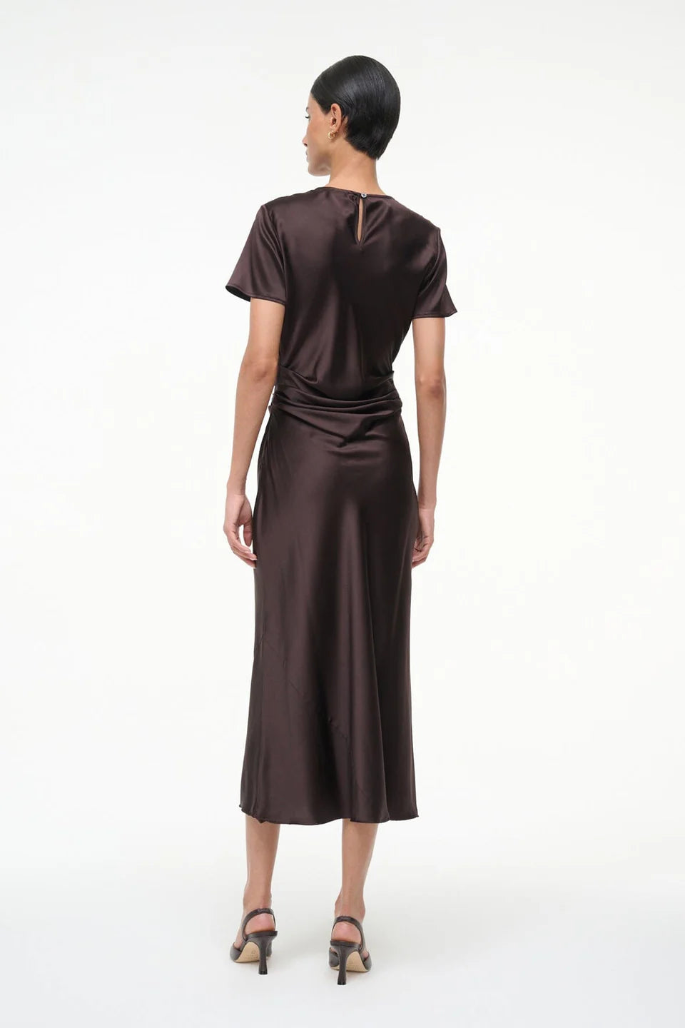 MARCEL SILK DRESS - EARTH