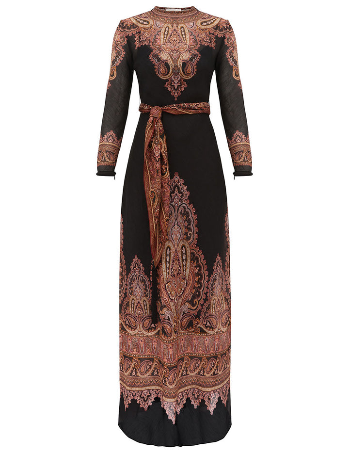 Ascent Sheath Dress - Black Multi